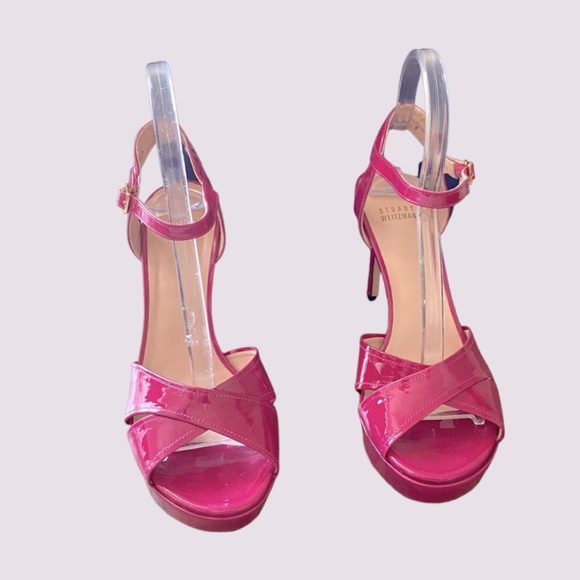 Stuart Weitzman fuchsia Nexus Sandals - Picture 5 of 6